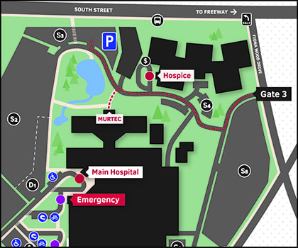Image for Murdoch parking map