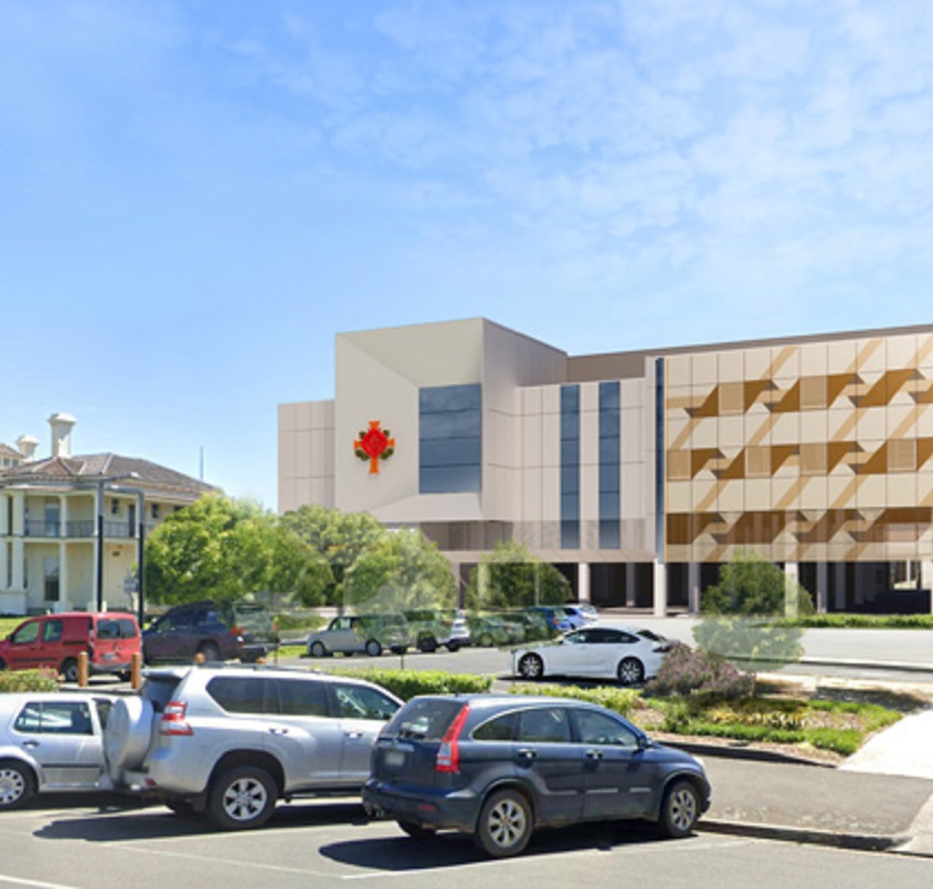 St John of God Ballarat Hospital Redevelopment Artist Illustration October 2021