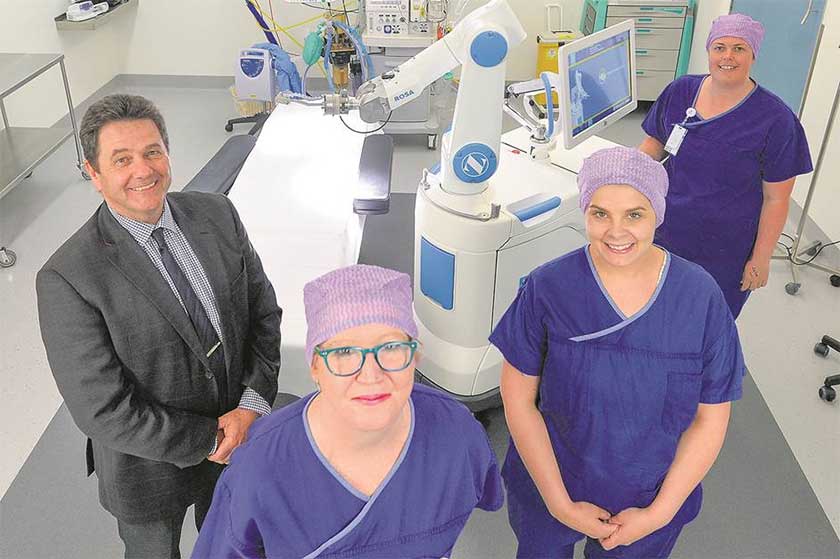 zimmer robotic knee surgery