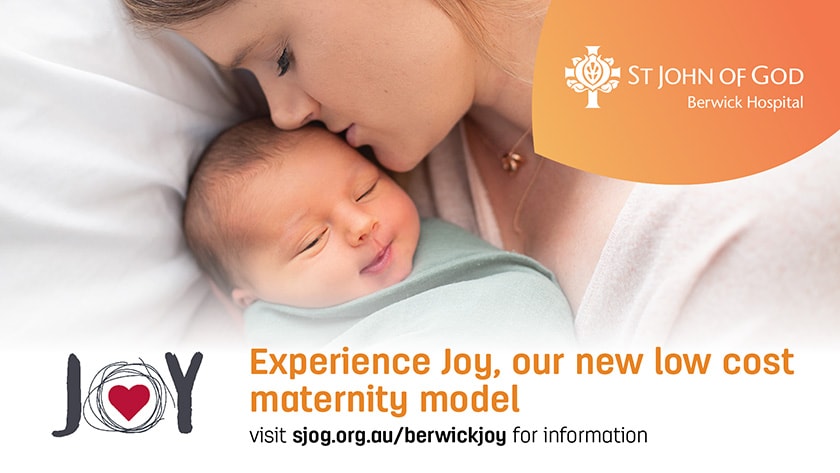 Alternative low-cost model of maternity care available at St John of God Berwick Hospital