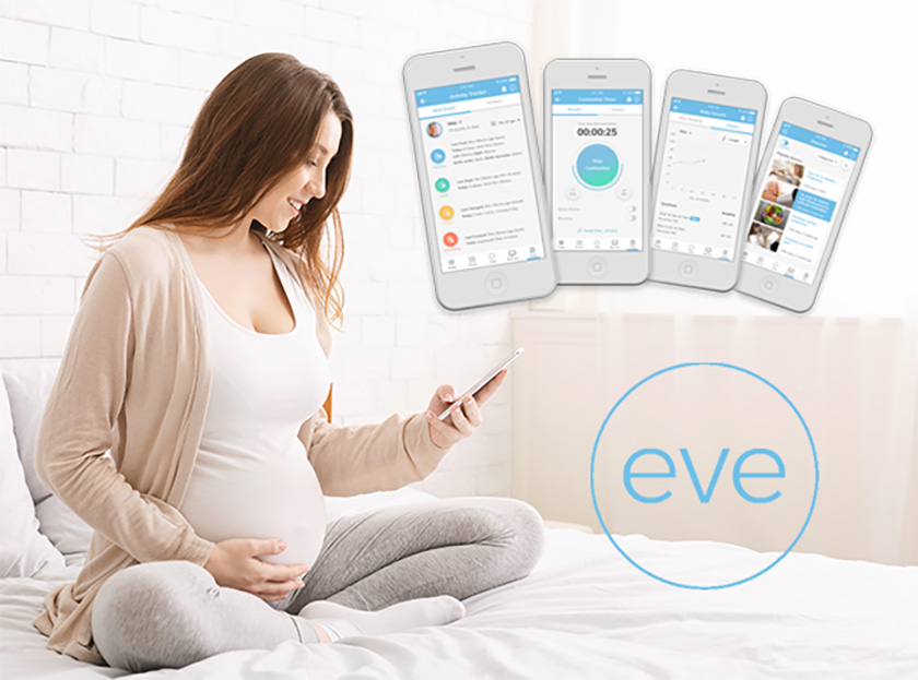 The interactive Eve app exclusive to maternity patients of St John of God Health Care hopsitals is designed to support you and your family throughout the journey of pregnancy, birth and the first months of parenthood