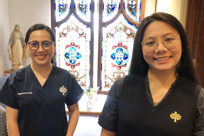 Registered Nurses Paulene Domingo and Danica Rara