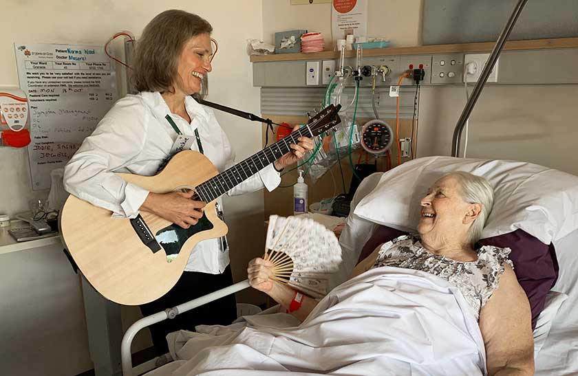 St John of God Bunbury Hospital music therapy