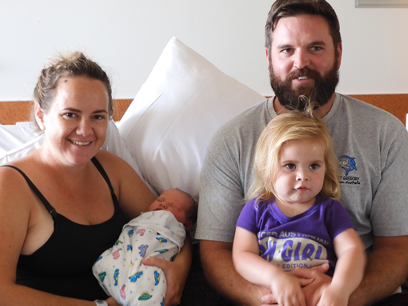First baby under new management at St John of God Geraldton Hospital