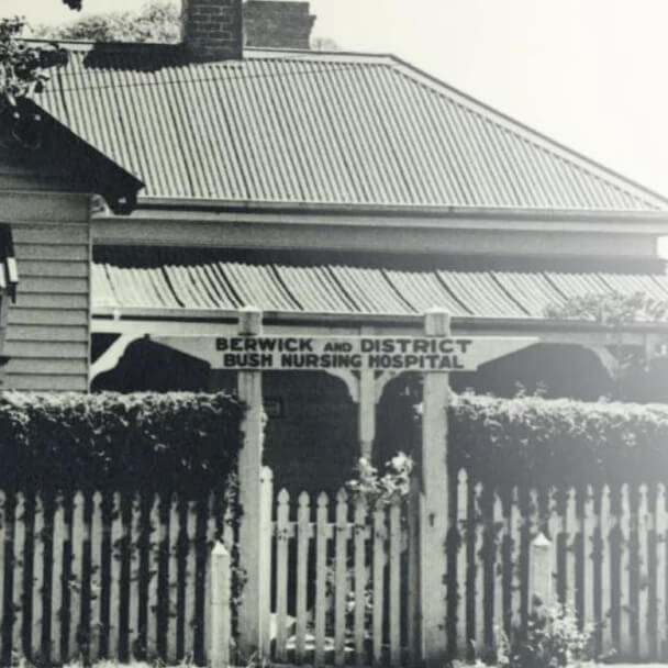 Historical early photo of Berwick Hospital