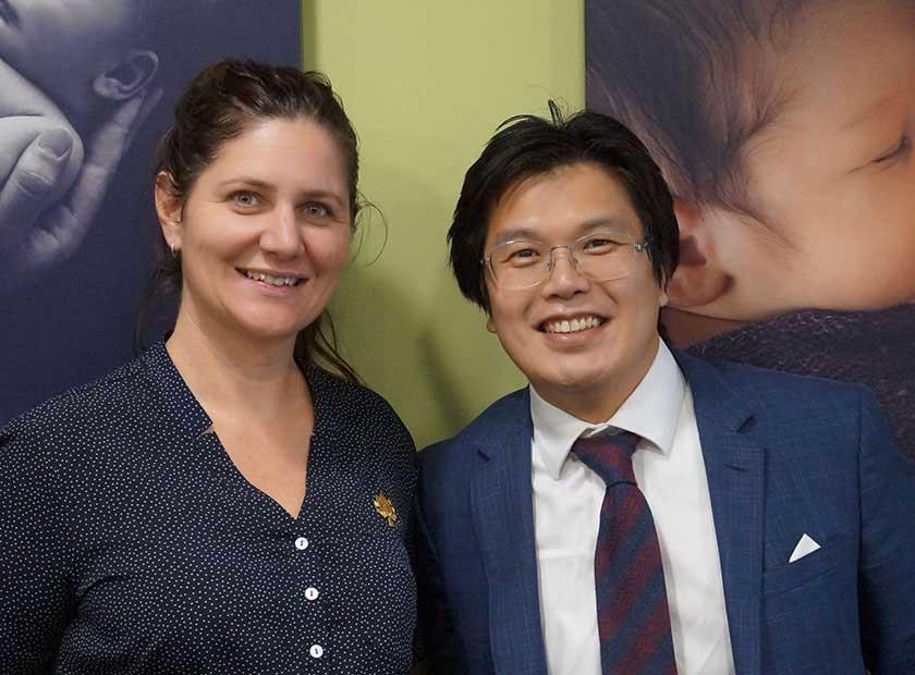 Emma Cook and Dr Joo P Teoh