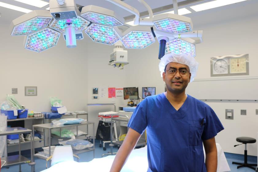 Professor Mayank Bhandari in theatre