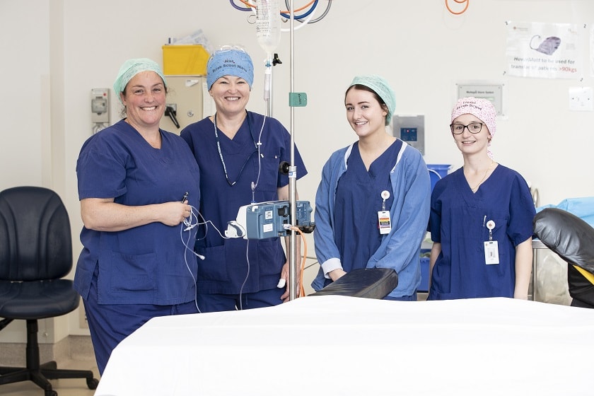 Surgical nurses at St John of God Murdoch Hospital