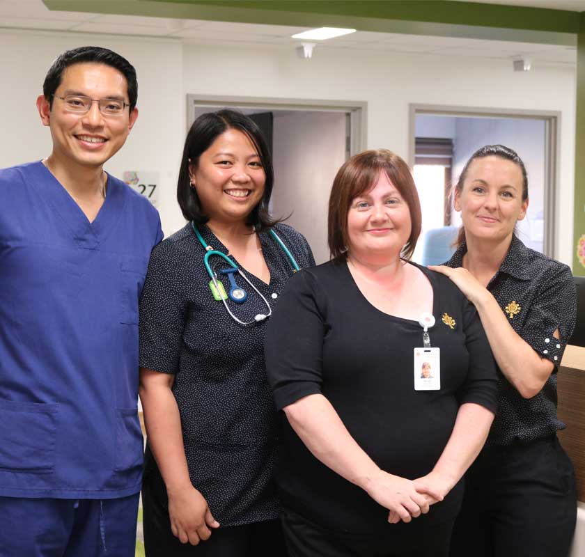 St John of God Murdoch Hospital paediatric nurse manager Wendy Singleton