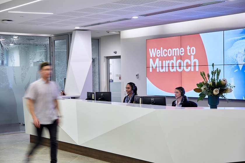 st john of john Murdoch hospital main entrance 