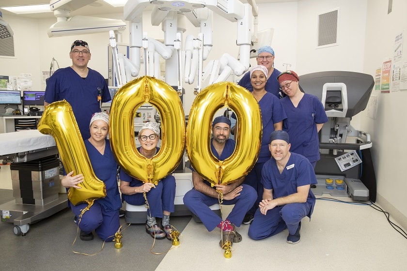 Murdoch celebrates 100th surgery