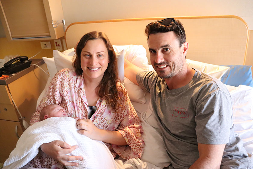Murdoch First Baby in 2023 with parents