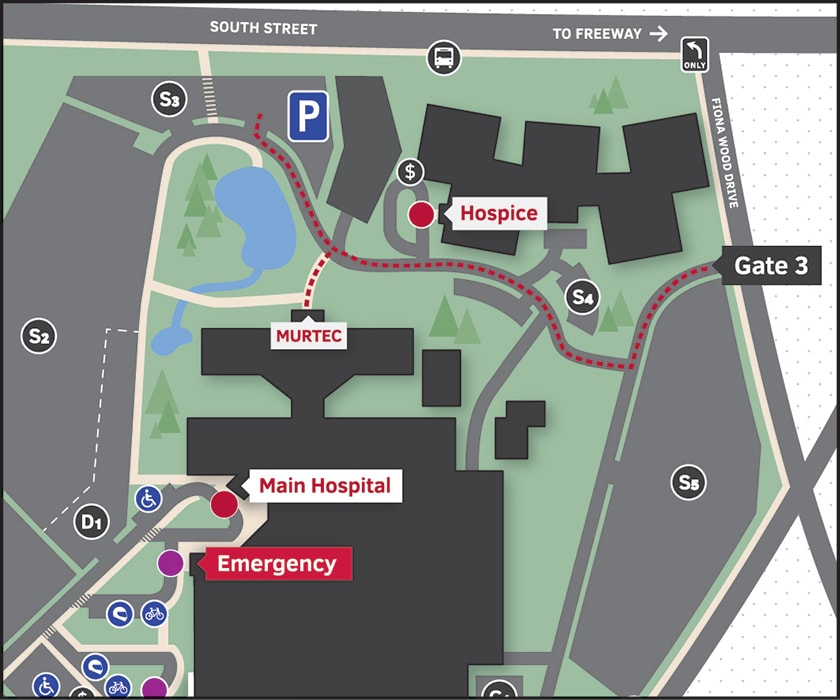 Map showing the location of the event