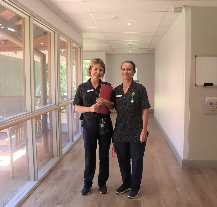 Renovations on the first five refurbished St John of God Murdoch Hospital Hospice rooms, hallways and leisure spaces are now complete