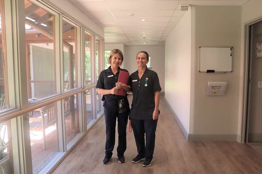 Renovations on the first five refurbished St John of God Murdoch Hospital Hospice rooms, hallways and leisure spaces are now complete