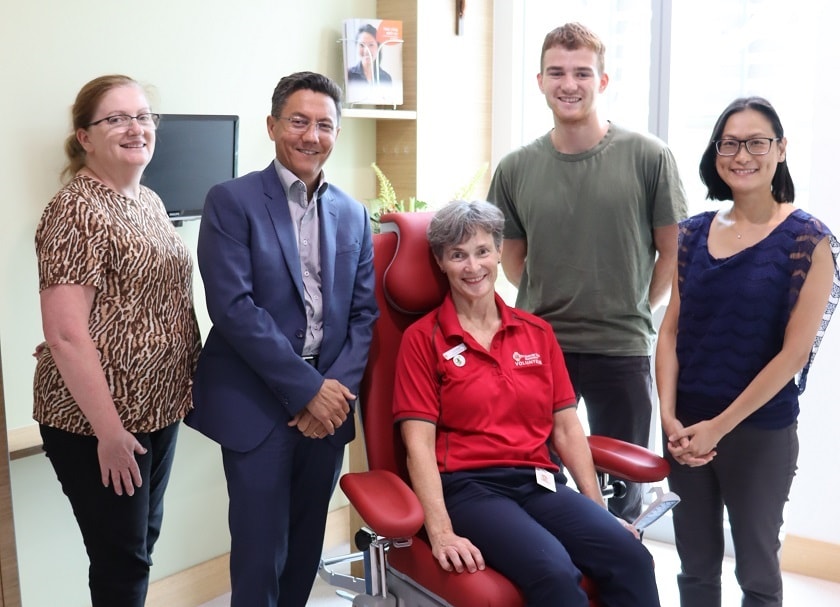 The family of a mother and son treated at the St John of God Murdoch Cancer Centre have generously funded a new chemotherapy treatment chair for the ward as a third family member awaits treatment.