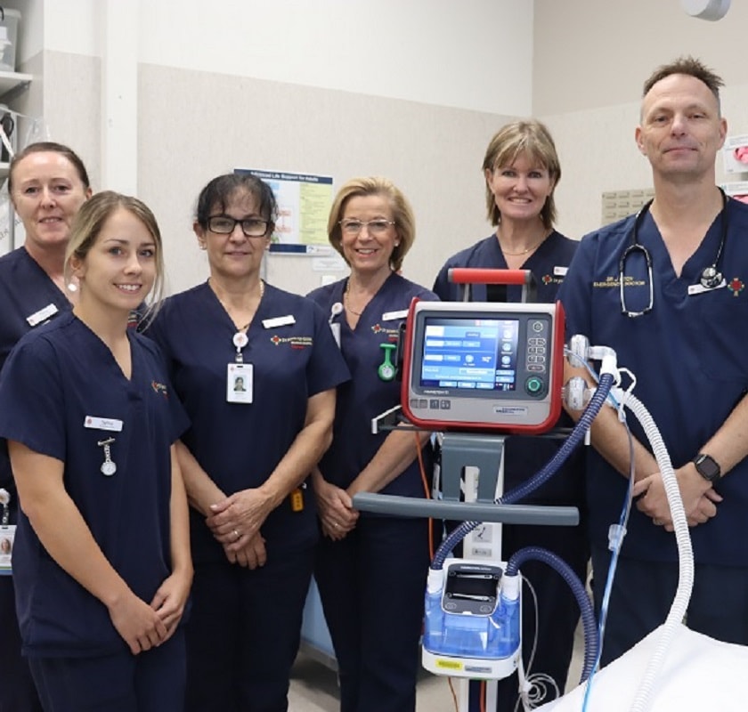 The Hamilton Ventilator has been donated to St John of God Murdoch Hospital by St John of God Foundation