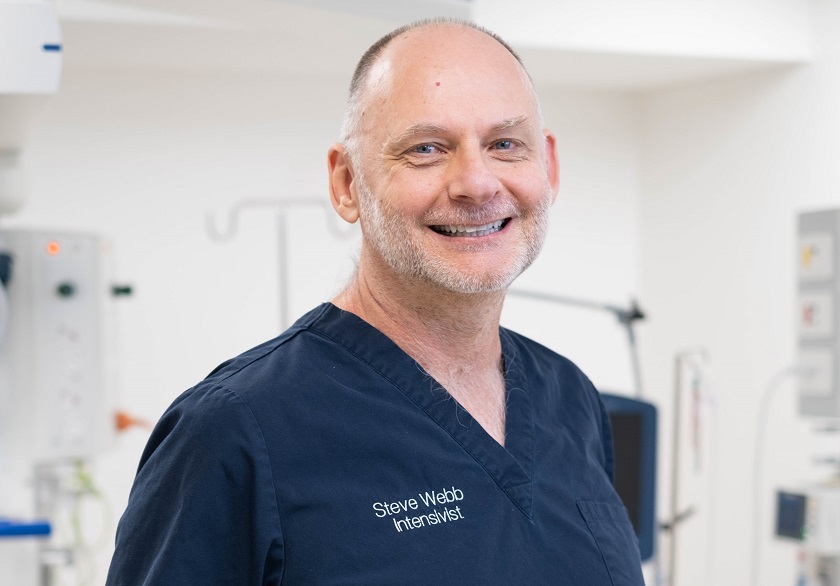Professor Steve Webb, Professor of Critical Care Research at Monash University and Director of Clinical Trials at St John of God Subiaco Hospital, has led a trial that demonstrates arthritis medication increases survival for critically ill COVID-19 patients.
