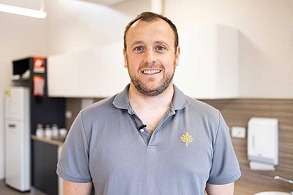 Occupational therapy caregiver, James