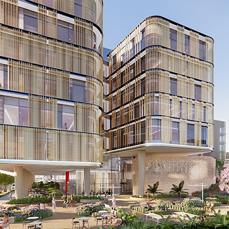New Clinical Block North Forecourt St John of God Subiaco Hospital