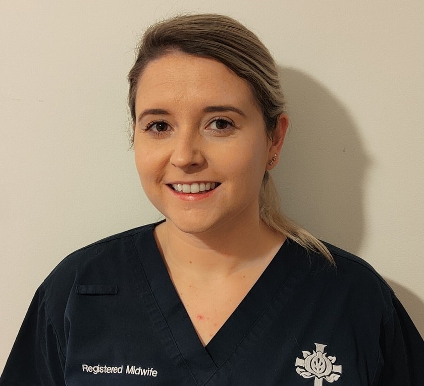 Aisling Nolan - midwife at St John of God Midland Public Hospital