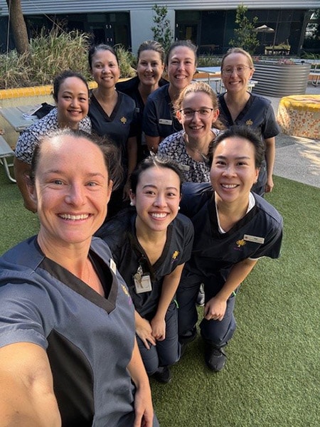 Image of group of St John of God Midland dieticians 