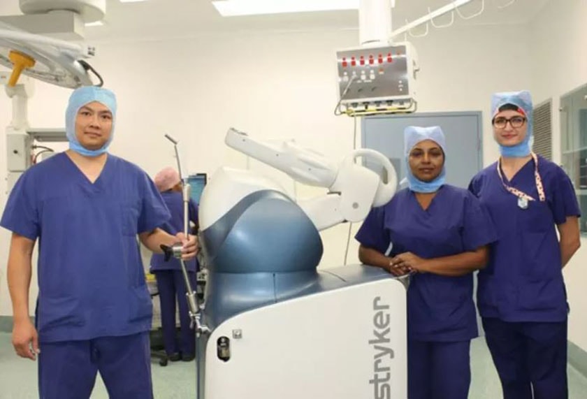 St John of God Health Care orthopaedic robot