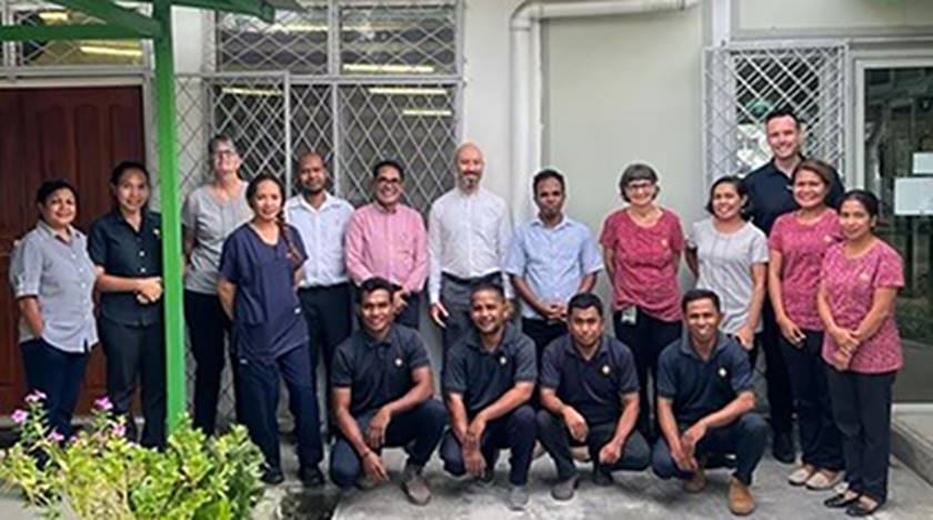 Group of caregivers at St John of God International Health Timor-Leste