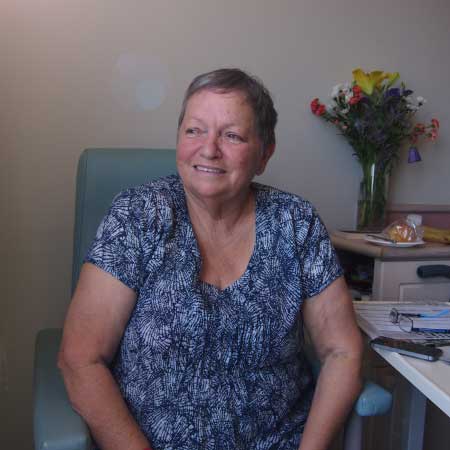 Beverley, rehabilitation patient at St John of God Mt Lawley Hospital