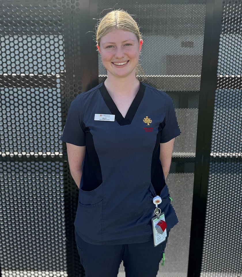 Image of Ally James St John of God Berwick Scholarship recipient 