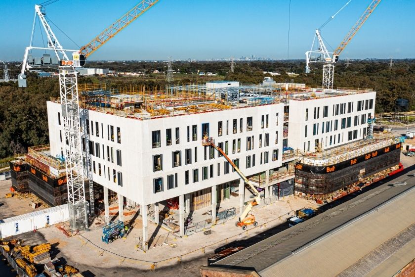 St John of God Midland Private Hospital under construction.