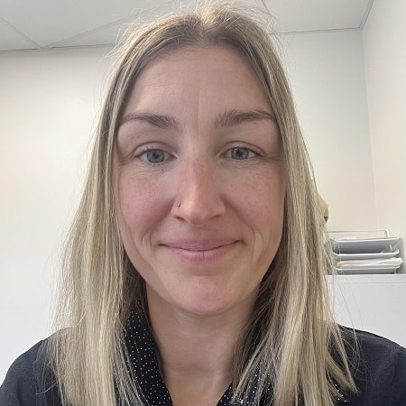 Head shot of Surgical Nurse Jodie Stevens.