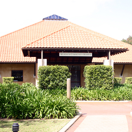 entrance of hospice