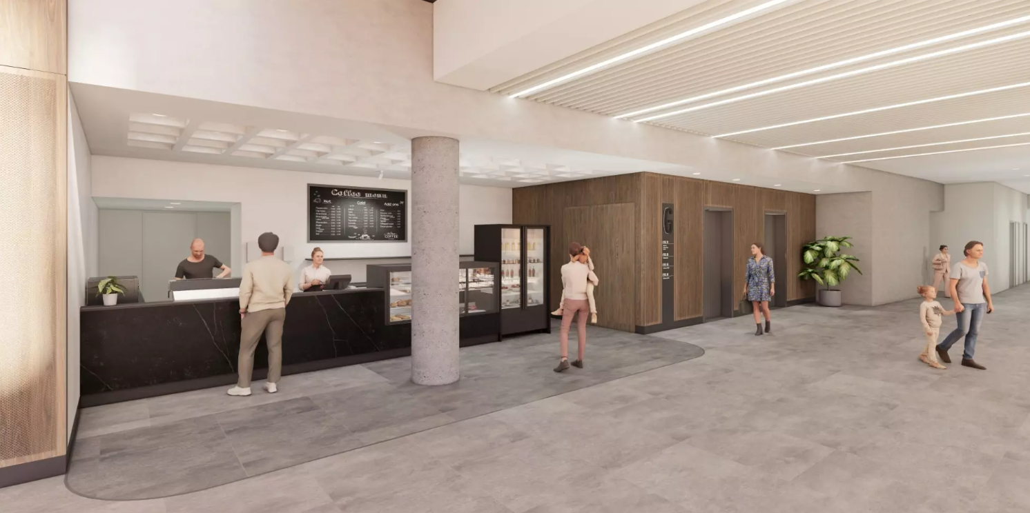 St John of God Midland Private Hospital reception render
