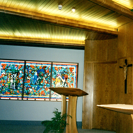 area view of the orignal chapel 