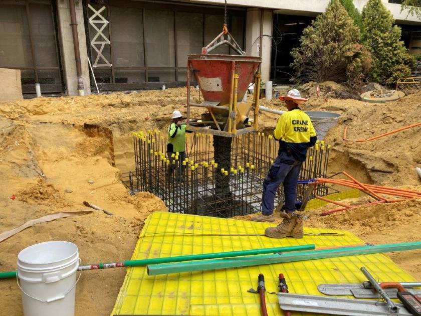 St John of God Subiaco Hospital - Redevelopment - concrete pour