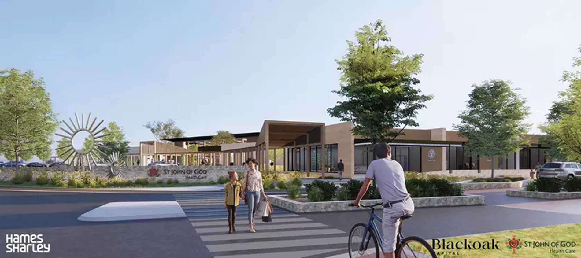 St John of God Bunbury Hospital facade of new private hospital in Vasse