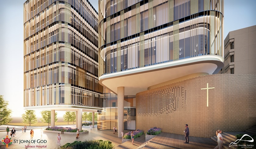 St John of God Health Care has announced approval for the major redevelopment of St John of God Subiaco Hospital, the largest in the organisation’s history
