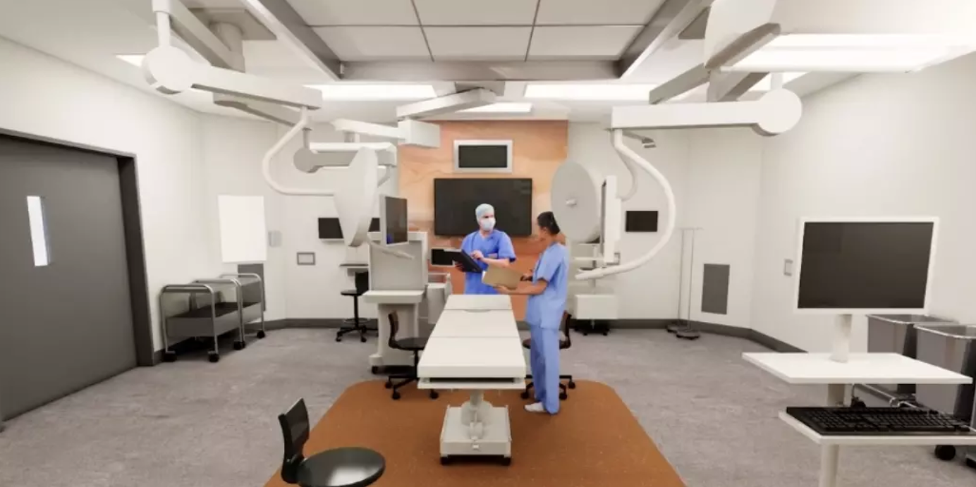 St John of God Midland Private Hospital theatre render