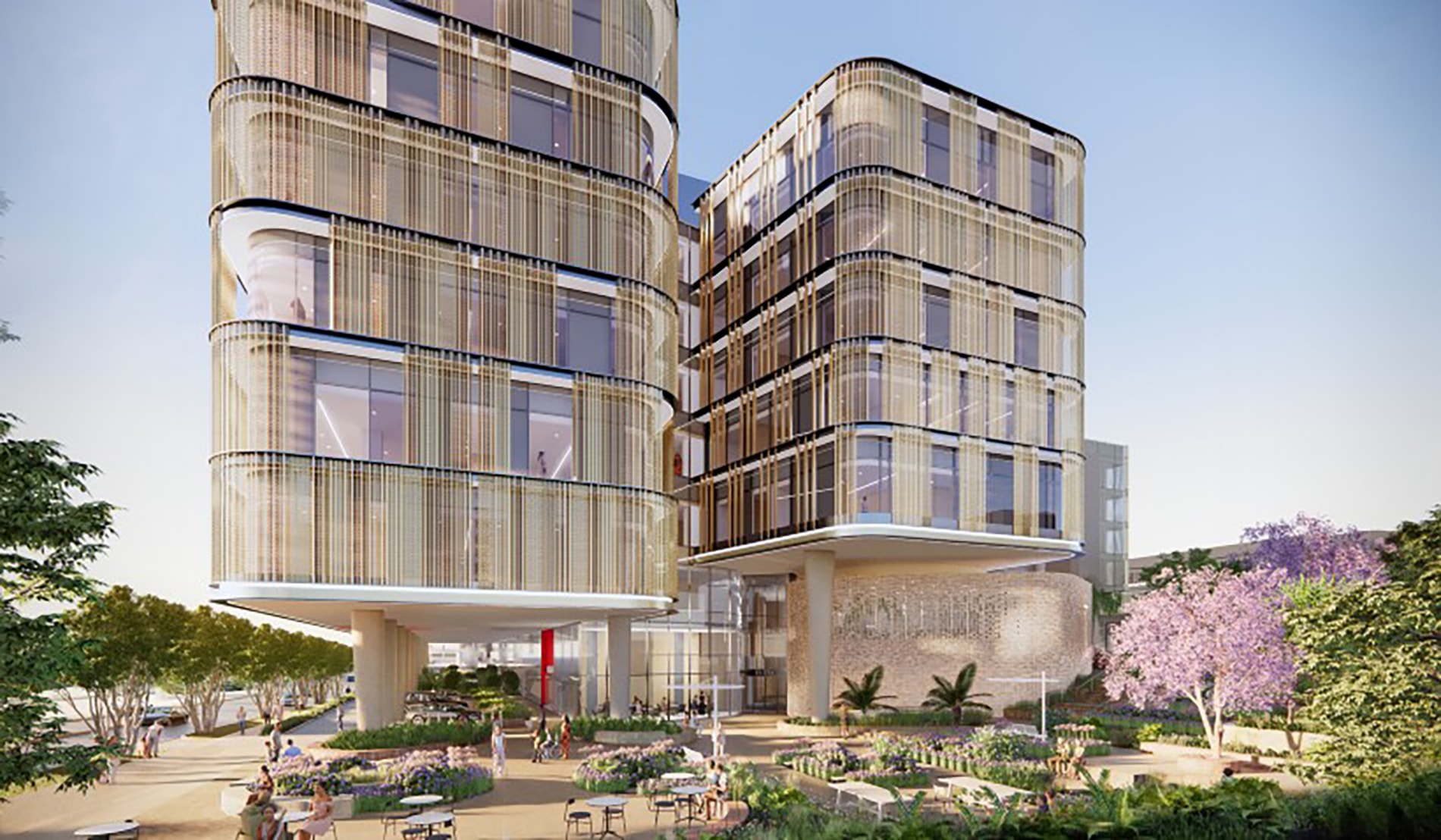 New Clinical Block North Forecourt St John of God Subiaco Hospital