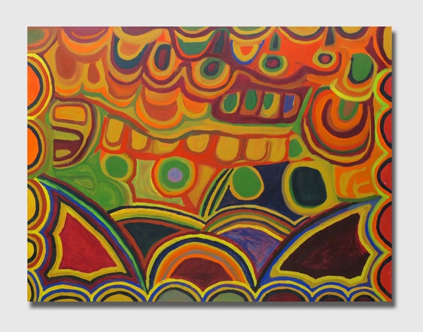 Artwork by Nyuju Stumpy Brown, Warrla II.