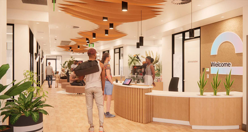 Concept of Midland Head to Health adult mental health centre