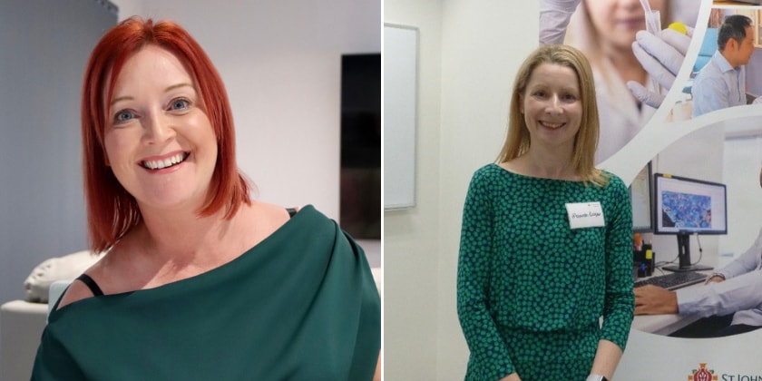 Jo Palmer (left) and Dr Alannah Cooper (right)