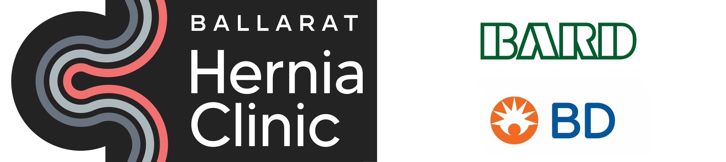 Ballarat Hernia Clinic and Bard BD sponsor logos