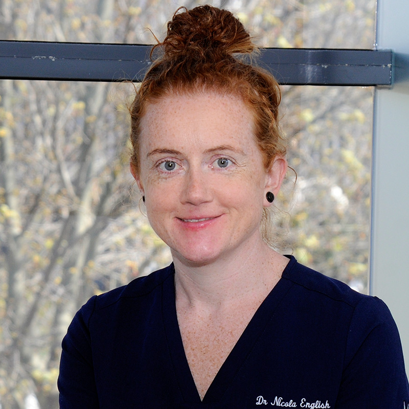 Portrait of Dr Nicola English
