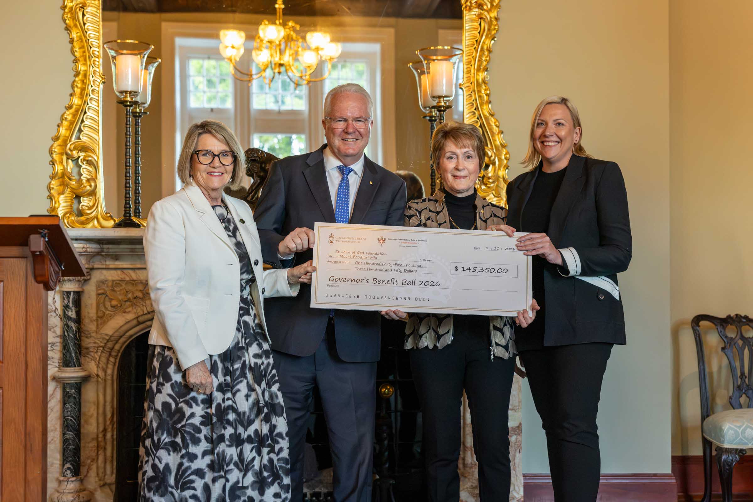 2026 Governor's Benefit Ball beneficiary presentation