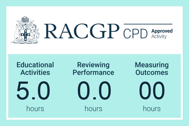 RACGP CPD hours Educational Activities 5 hours