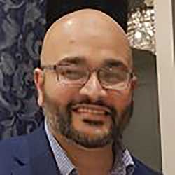 Portrait of Dr Mirza Baig