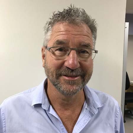 Portrait of Dr Les Fisher