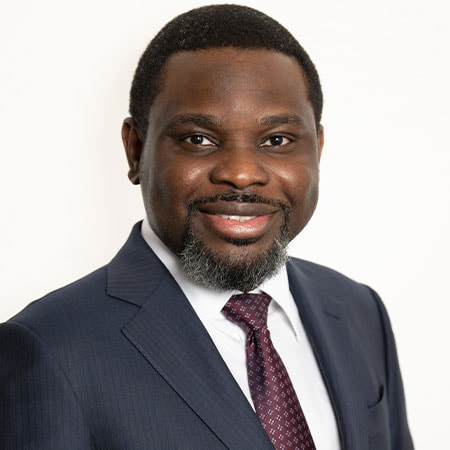 Portrait of Dr Ade Freeman